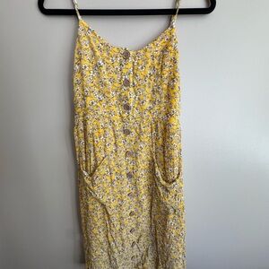Floral Yellow Sundress